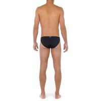HOM Mens Swim Briefs - Sea Life, Swim Micro Briefs, Swim Trunks, solid colour Black S (Small)
