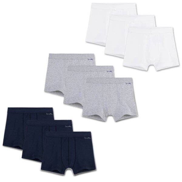Sanetta Jungen Shorts 3er Pack - Pant, Unterhose, Organic Cotton, 104-176, einfarbig