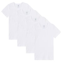 Sanetta Boys T-Shirt, 2-Pack - Undershirt, Basic, Organic Cotton White 104