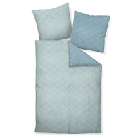 Janine Bed Linen 2 Pieces - J.D., Maco Satin, mercerized Cotton, Silk Finish, graphic Pattern