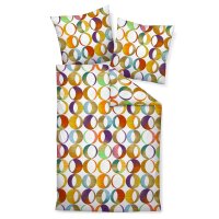 Janine Bed Linen 2 pcs. - MODERN ART S, maco satin, cotton mercerized, allover print