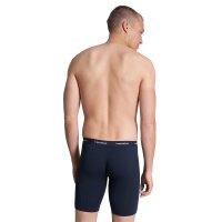 CECEBA Mens Shorts, pack of 2 - Boxer, Basic, cotton, M-7XL, plain Dark blue
 M (Medium)