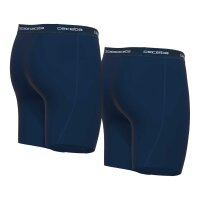 CECEBA Mens Shorts, pack of 2 - Boxer, Basic, cotton, M-7XL, plain Dark blue
 6XL (6X-Large)