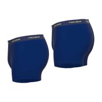 CECEBA Mens Trunks, 2-pack - Monza, Underwear, Pants, Cotton, Logo, solid color Dark blue L (Large)