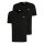 FILA Herren T-Shirt, 2er Pack - BROD Tee, Rundhals, Kurzarm, Logo Schwarz (Black) 4XL