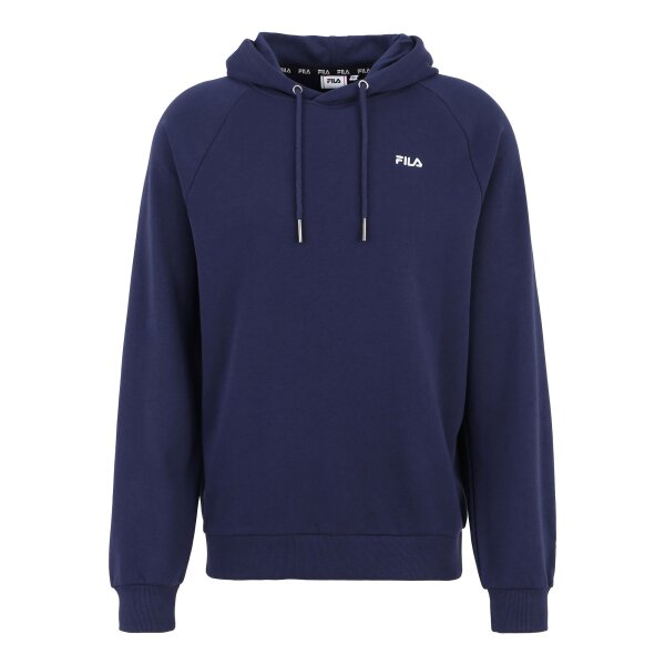 FILA mens hoodie - BRAIVES raglan hoody, sweatshirt, hood, long sleeve, logo Blue M (Medium)