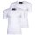Marc O Polo Mens T-Shirt Pack of 2 - Shirt, V-Neck, Half Sleeve, Organic Cotton Stretch