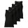 TOM TAILOR mens tank top, pack of 4 - undershirt, Garron S, plain Black M (Medium)