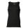 TOM TAILOR mens tank top, pack of 4 - undershirt, Garron S, plain Black M (Medium)
