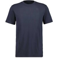 RAGMAN Herren T-Shirt 2er Pack - 1/2 Arm, Unterhemd, Rundhals Dunkelblau XL