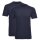 RAGMAN Herren T-Shirt 2er Pack - 1/2 Arm, Unterhemd, Rundhals Dunkelblau 8XL