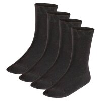 FALKE Kinder Socken, 4er Pack - Happy, Kurzsocken Schwarz 23-26