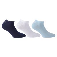 FILA Invisible Sneakers Socken Unisex, 3 Paar - Kurzsocken, Logobund, uni, 35-46