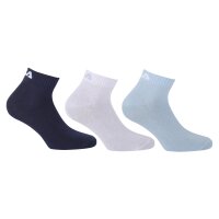 FILA Quarter Socks Unisex, 3 pairs - Short socks, Sport, Logo Waistband, uni, 35-46