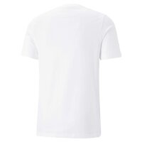 PUMA Men T-Shirt - BMW Motorsport ESS Logo Tee, Cotton, Round Neck, Logo, short, solid color White M (Medium)