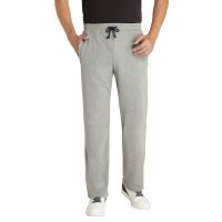 hajo Herren Sweathose - Jogginghose, Klima-Komfort, Stretch Cotton-Mix, uni Grau S