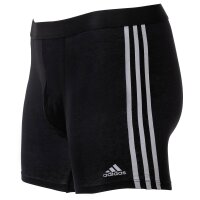adidas Herren Boxershorts, 6er Pack - Boxer Briefs, Active Flex Cotton, Logo, 3 Streifen Schwarz XL