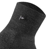 Rohner Unisex Quarter Trekking Socks - Fibre Light Quarter Antracite 39-41 (5.5-7 UK)