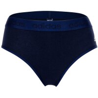 adidas womens briefs, 2-pack - Bikini briefs, Smart Cotton Solid, Logo, uni Blue/White XS (X-Small)