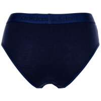 adidas womens briefs, 2-pack - Bikini briefs, Smart Cotton Solid, Logo, uni Blue/White XS (X-Small)