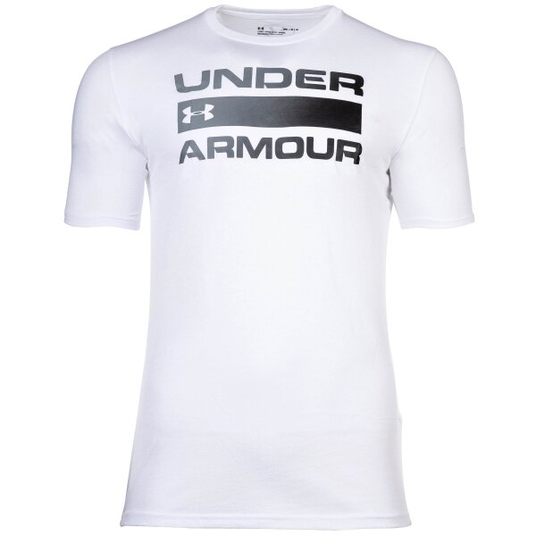 Under Armour mens t-shirt -Team Issue Wordmark, stretch, round neck, logo, short sleeve, unicoloured