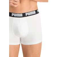 PUMA Herren Boxer Shorts, 6er Pack - Basic Boxer, Cotton Stretch, Everyday Grün/Schwarz/WeißGrau M