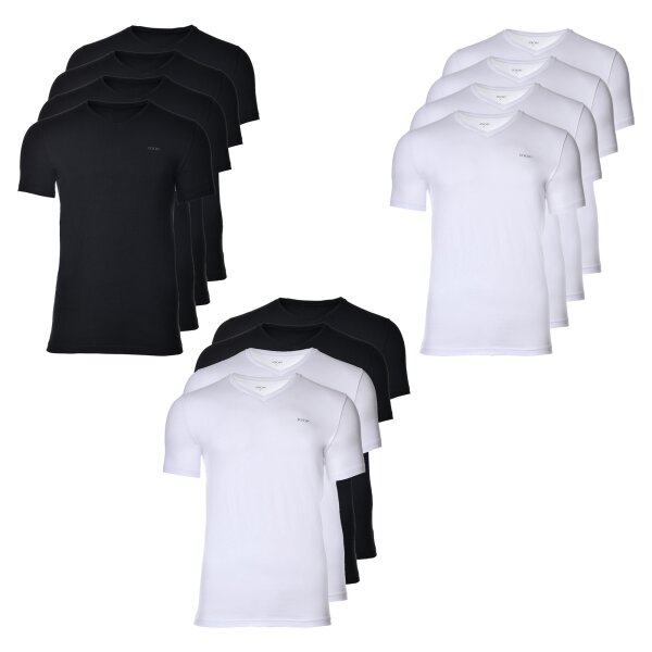 JOOP! mens undershirt, pack of 2 - T-Shirt, V-Neck, half sleeve, Fine Cotton Stretch