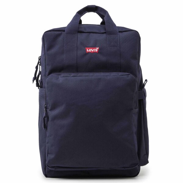 Levis Unisex Rucksack - L-Pack Large Recycled, Polyester, Logo, 45x29x20cm (HxBxT) Dunkelblau