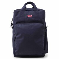 Levis Unisex Rucksack - L-Pack Large Recycled, Polyester, Logo, 45x29x20cm (HxBxT) Dunkelblau