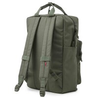 Levis Unisex Backpack - L-Pack Large Recycled, Polyester, Logo Olive Green