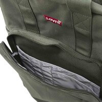 Levis Unisex Backpack - L-Pack Large Recycled, Polyester, Logo Olive Green