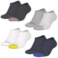 SCOTCH&SODA mens sneaker socks, 2-pack - Dip Toe Sneaker Sock, Cotton, uni