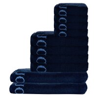 JOOP! towel set, 10-pcs - Classic, 2x shower towel, 4x towel, 4x guest towel Blue Set