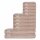 JOOP! Handtuch Set, 10-tlg. - Classic, 2x Duschtuch, 4x Handtuch, 4x Gästetuch Beige Set