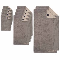 JOOP! towel set, 10-pcs - Classic, 2x shower towel, 4x towel, 4x guest towel Brown Set