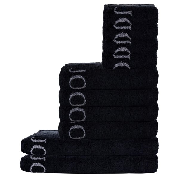 JOOP! towel set, 10-pcs - Classic, 2x shower towel, 4x towel, 4x guest towel Black Set