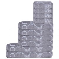 JOOP! towel set, 10-pcs - Cornflower, 2x shower towel, 4x towel, 4x guest towel