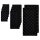 JOOP! towel set, 10-pcs - Cornflower, 2x shower towel, 4x towel, 4x guest towel Black Set