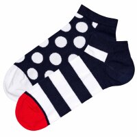 Happy Socks Unisex Sneaker-Socken, 2er Pack - Low Socks,...