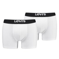 Levis Mens Solid Basic Boxer Brief Organic, Pack of 2, Boxer Shorts, Logo Waistband