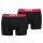 Levis Mens Solid Basic Boxer Brief Organic, Pack of 2, Boxer Shorts, Logo Waistband