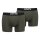 Levis Mens Solid Basic Boxer Brief Organic, Pack of 2, Boxer Shorts, Logo Waistband