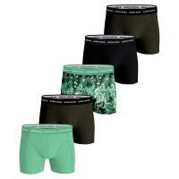 BJÖRN BORG Mens Boxer Shorts, 5 Pack - Underwear, Underpants, Cotton, Logo Waistband, Pattern, Solid Color