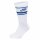 NIKE Unisex 3er Pack Sportsocken - Everyday Essential Stripe, einfarbig Weiß/Blau 38-42