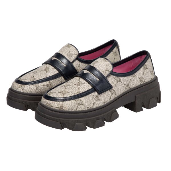 JOOP! Ladies Loafer - Marzzolino Camy Slip on lc, Sneaker, Cornflower, Leather, Pattern, Logo