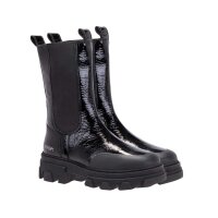 JOOP! Damen Boots - Sofisitcato 1.0 Camy Chelsea Boot mce, Stiefel, Leder, Logo, einfarbig Schwarz EUR 41