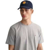GANT Herren T-Shirt - REGULAR SHIELD, Rundhals, kurzarm, Baumwolle, Stickerei Grau M