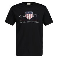 GANT Herren T-Shirt - REGULAR ARCHIVE SHIELD, Rundhals,...