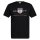 GANT Mens T-Shirt - REGULAR ARCHIVE SHIELD, round neck, short sleeve, cotton, print Black M (Medium)