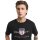 GANT Mens T-Shirt - REGULAR ARCHIVE SHIELD, round neck, short sleeve, cotton, print Black M (Medium)